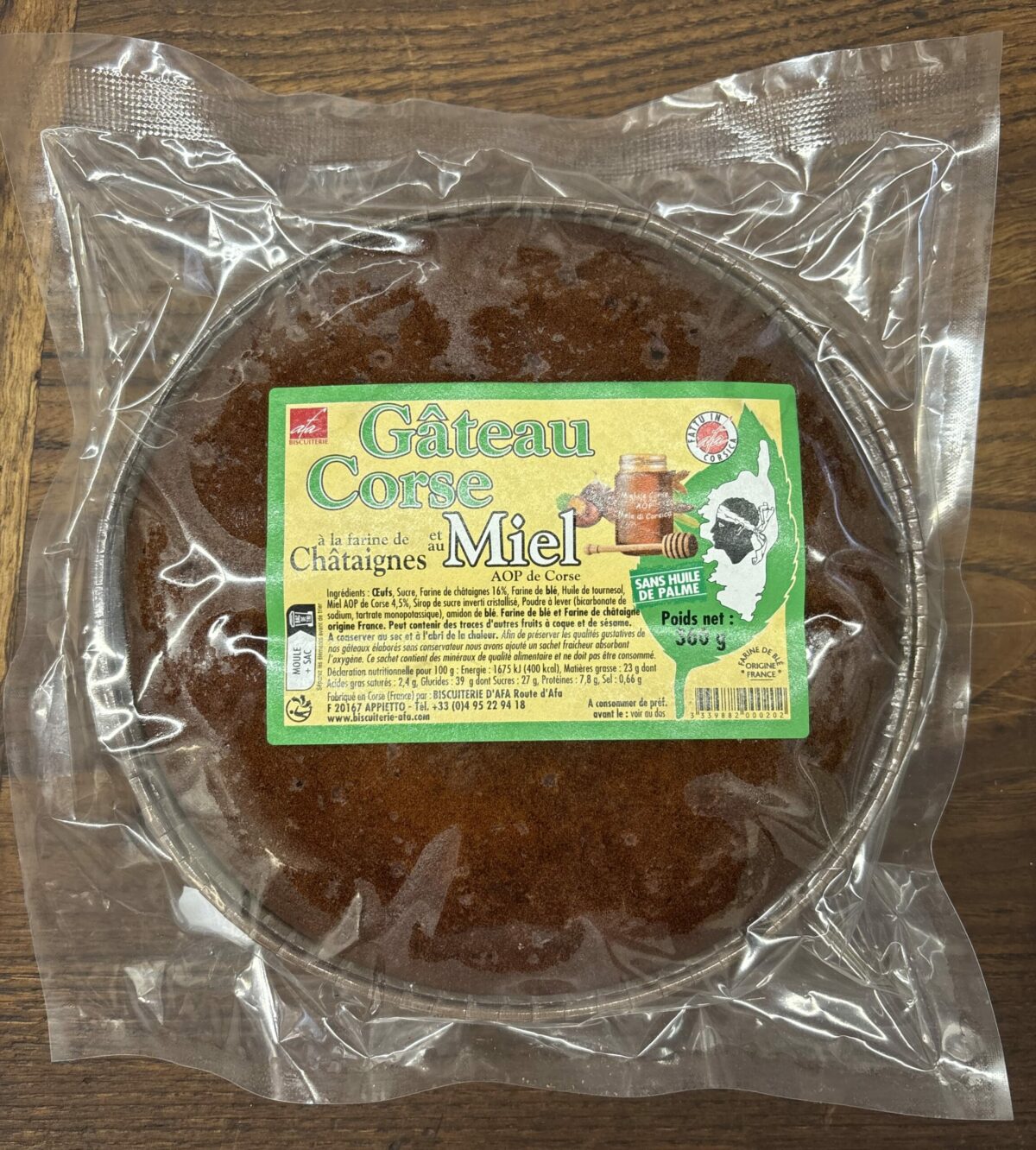 Gâteau Corse à la farine de châtaignes et au miel