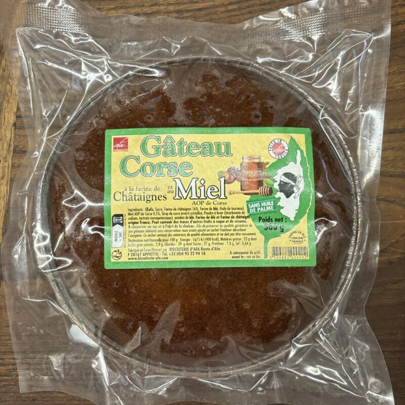 Gâteau Corse à la farine de châtaignes et au miel