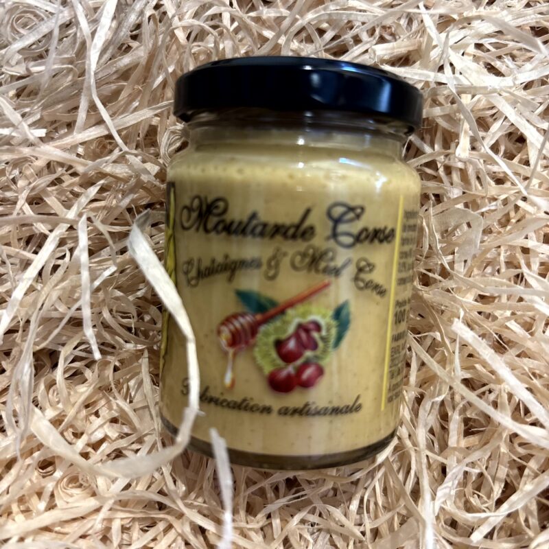 Moutarde Corse aux Châtaignes et Miel - 100g