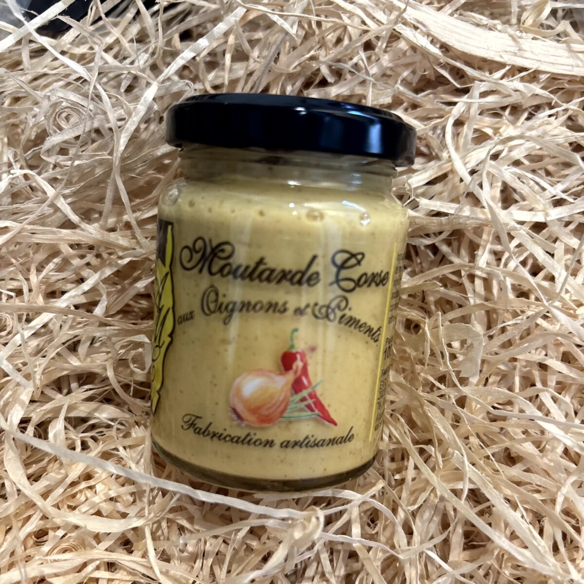 Moutarde Corse aux Oignons et Piment - 100g