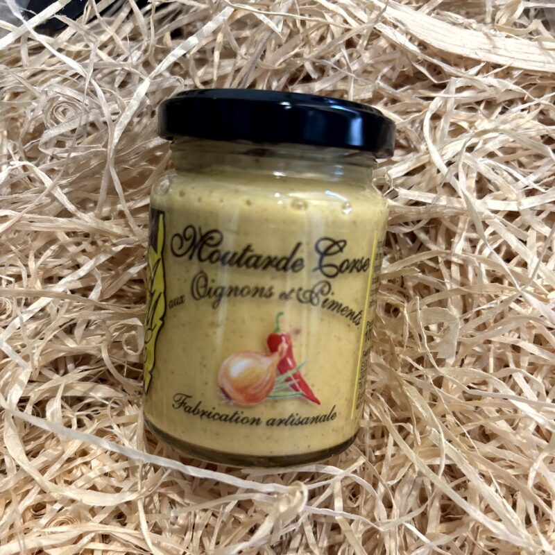 Moutarde Corse aux Oignons et Piment - 100g
