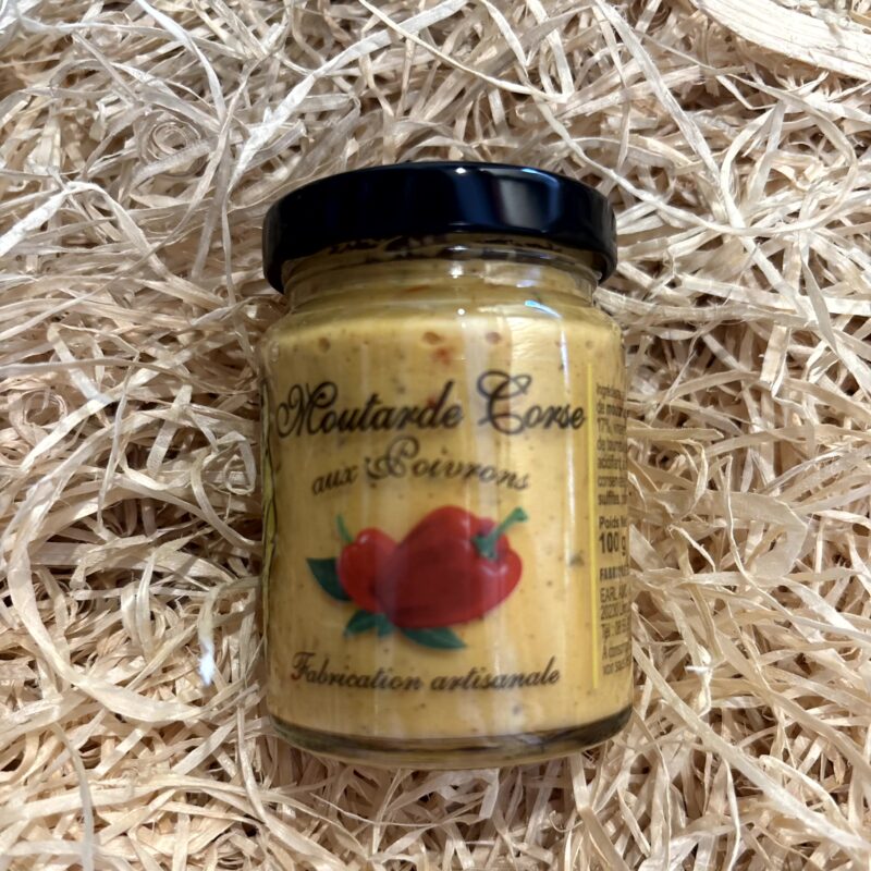 Moutarde Corse aux Poivrons - 100g