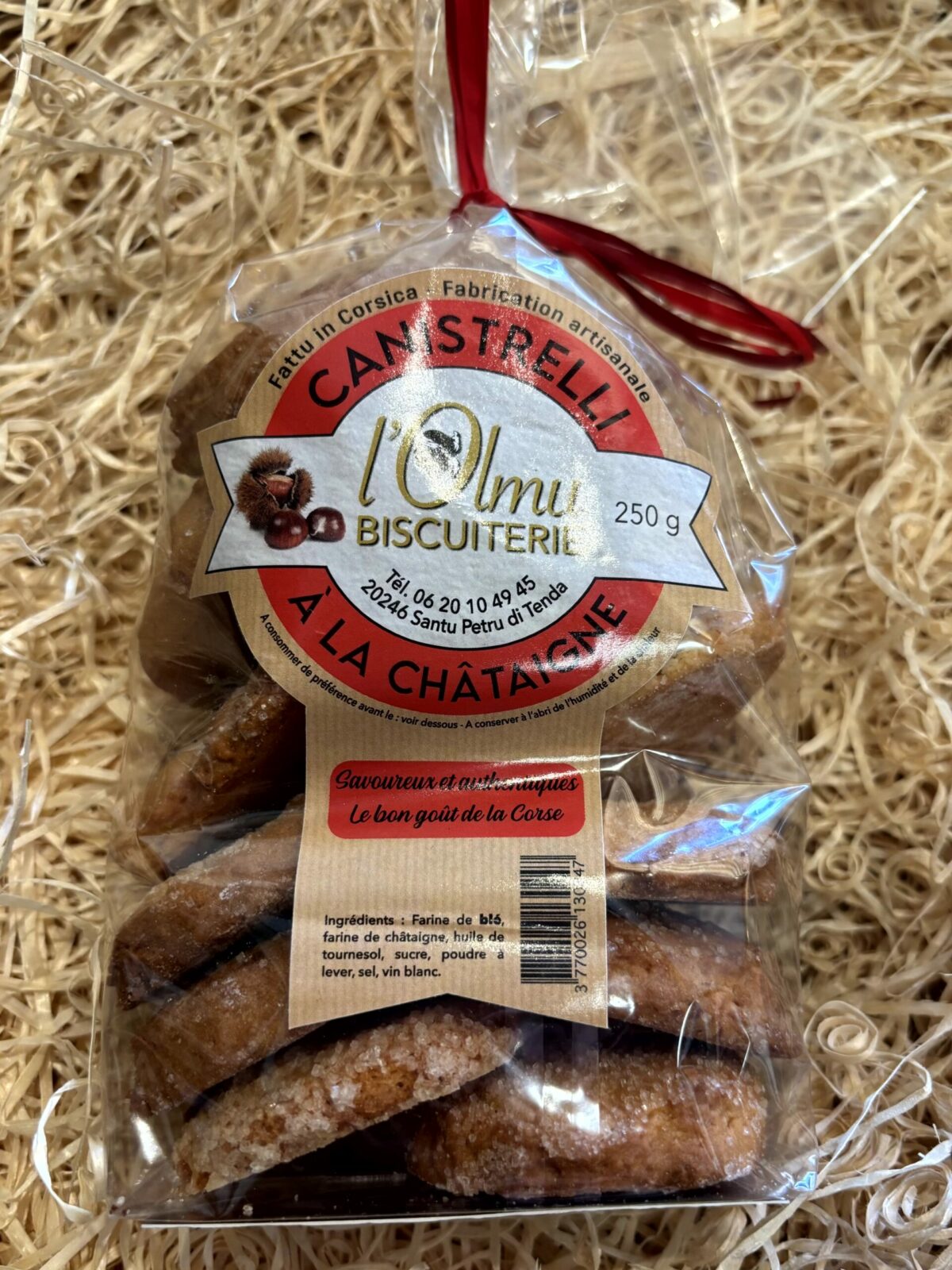 Canistrelli à la châtaigne - 250g