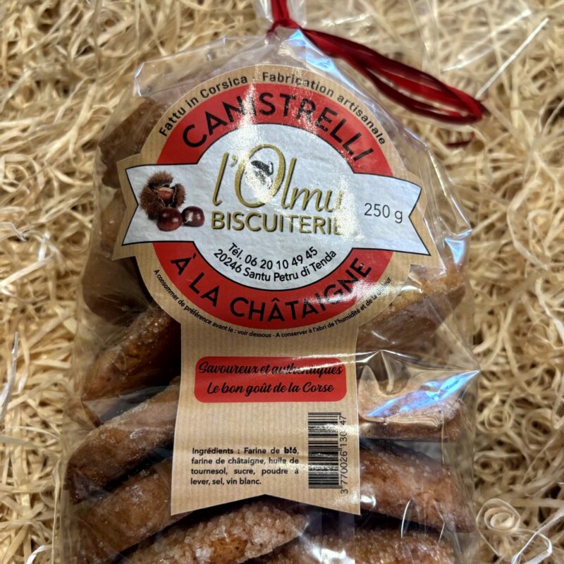 Canistrelli à la châtaigne - 250g