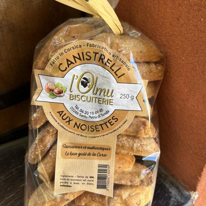 Canistrelli aux noisettes l'Olmu