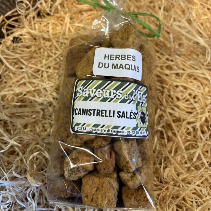 Canistrelli Salés – Herbes du Maquis