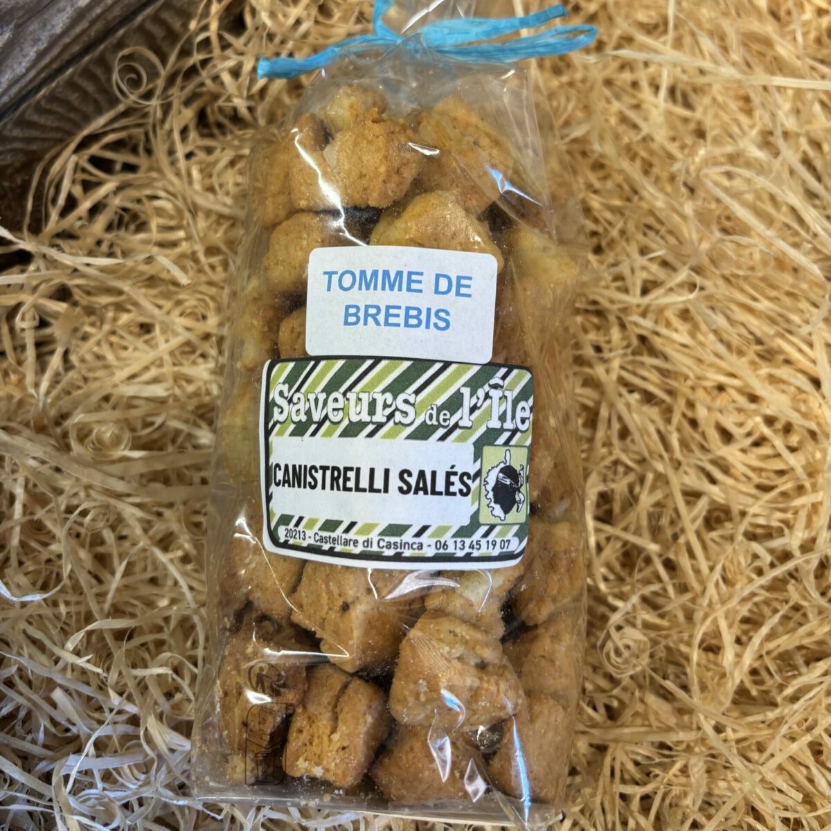 canistrelli salés à la tomme de brebis