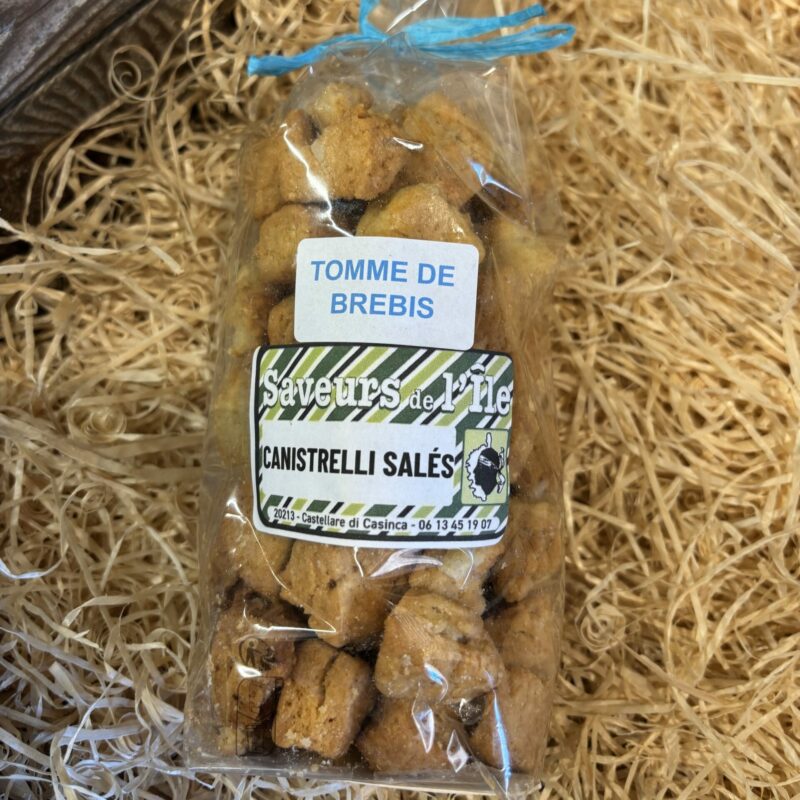 canistrelli salés à la tomme de brebis